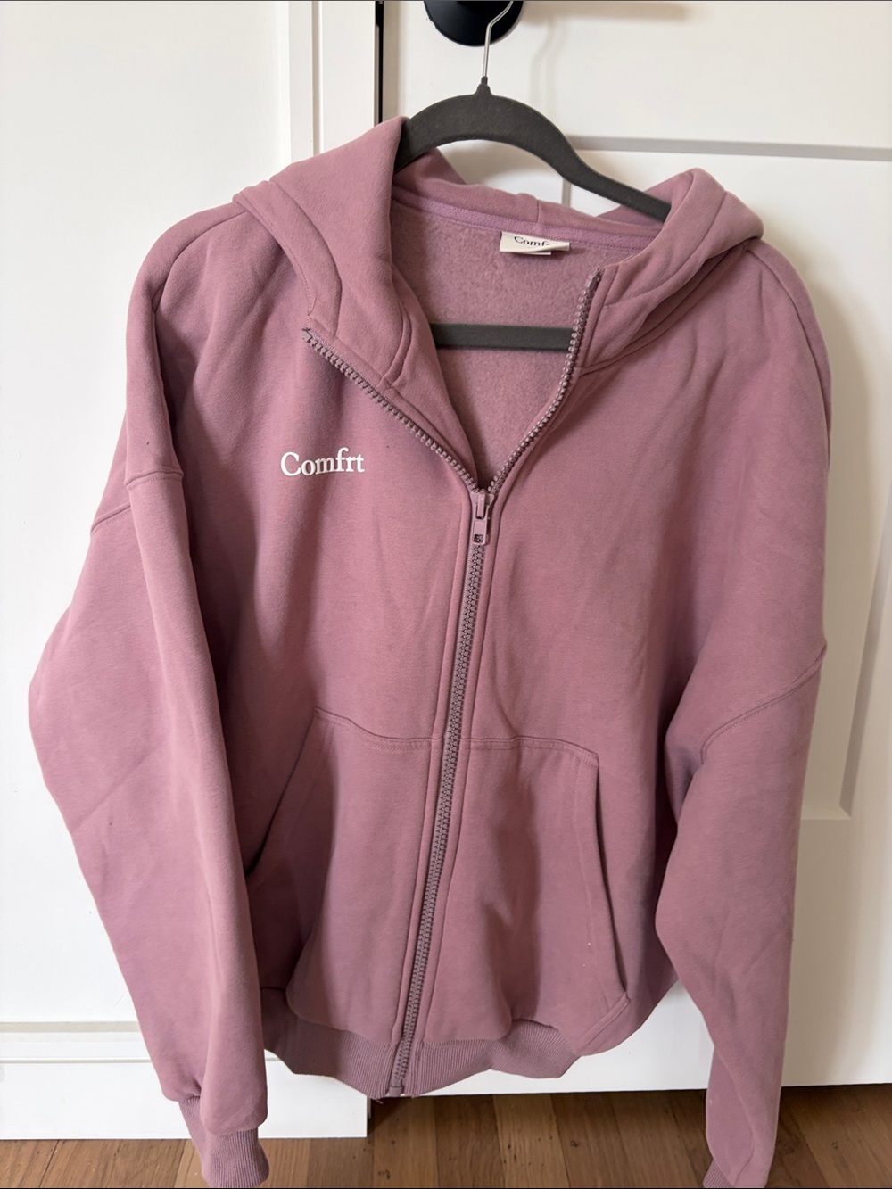 Comfrt Women's Cloud Zip Hoodie in Orchid